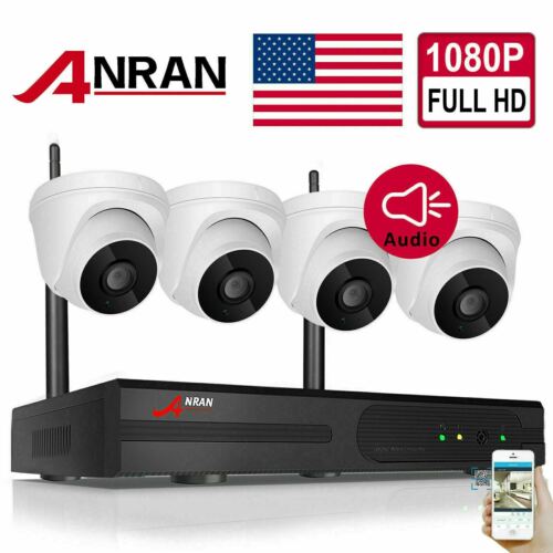 1080p Hd Wifi Security Camera System Wireless Outdoor Ip Cctv 8ch Nvr Kit App Us